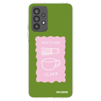 Picasee silikonový průhledný obal pro Samsung Galaxy A73 5G - Matcha club