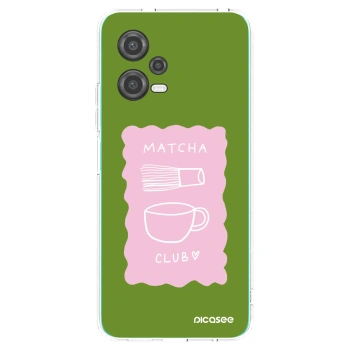 Picasee silikonový průhledný obal pro Xiaomi Poco X5 - Matcha club