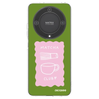 Picasee silikonový průhledný obal pro Honor Magic5 Lite 5G - Matcha club