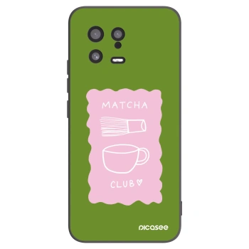 Picasee silikonový černý obal pro Xiaomi 13 - Matcha club