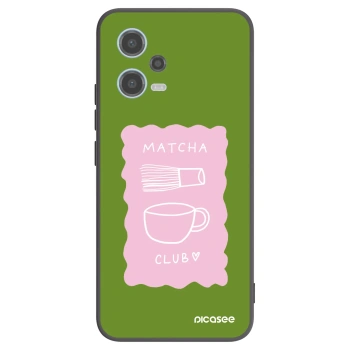 Picasee silikonový černý obal pro Xiaomi Redmi Note 12 5G - Matcha club