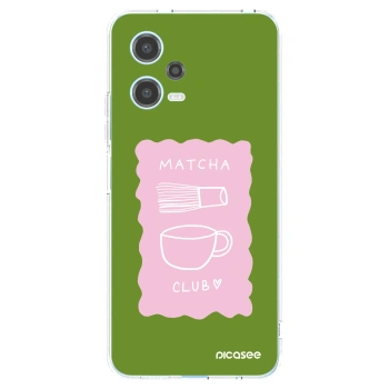 Picasee silikonový průhledný obal pro Xiaomi Redmi Note 12 5G - Matcha club