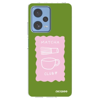 Picasee silikonový průhledný obal pro Xiaomi Redmi Note 12 Pro 5G - Matcha club