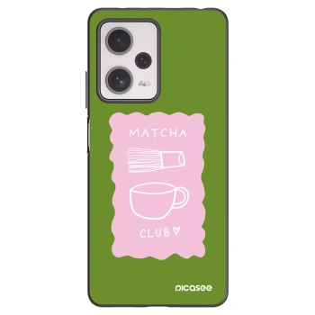 Picasee silikonový černý obal pro Xiaomi Redmi Note 12 Pro+ 5G - Matcha club