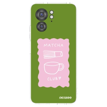 Picasee silikonový průhledný obal pro Motorola Edge 40 - Matcha club