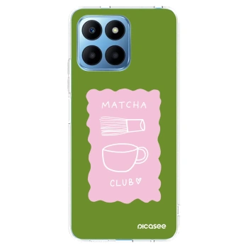 Picasee silikonový průhledný obal pro Honor 70 Lite - Matcha club