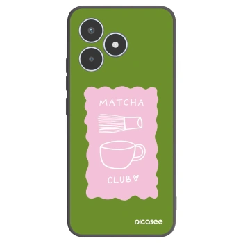 Picasee silikonový černý obal pro Realme C53 - Matcha club
