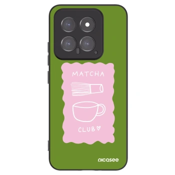 Picasee silikonový černý obal pro Xiaomi 14 - Matcha club