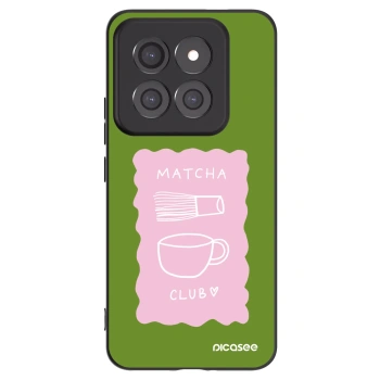 Picasee silikonový černý obal pro Xiaomi 14 Pro - Matcha club
