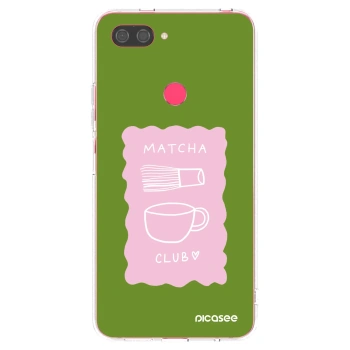 Picasee silikonový průhledný obal pro Xiaomi Mi 8 Lite - Matcha club