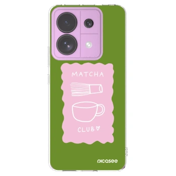 Picasee silikonový průhledný obal pro Xiaomi Redmi Note 13 Pro 5G - Matcha club