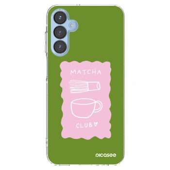 Picasee silikonový průhledný obal pro Samsung Galaxy A15 A156B 5G - Matcha club