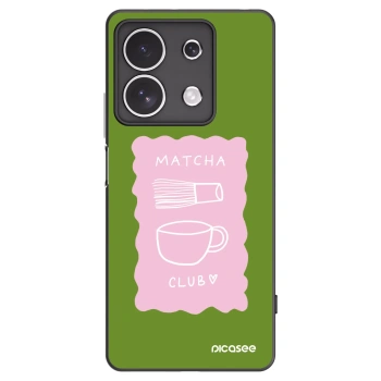 Picasee silikonový černý obal pro Xiaomi Redmi Note 13 4G - Matcha club