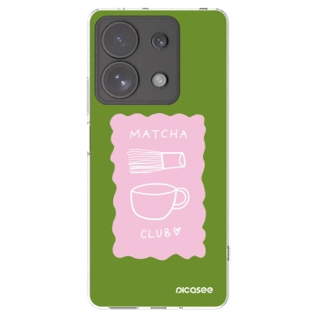 Picasee silikonový průhledný obal pro Xiaomi Redmi Note 13 Pro 4G - Matcha club