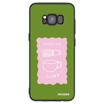 Picasee silikonový černý obal pro Samsung Galaxy S8 G950F - Matcha club