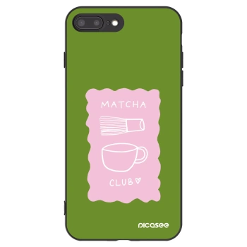 Picasee silikonový černý obal pro Apple iPhone 8 Plus - Matcha club