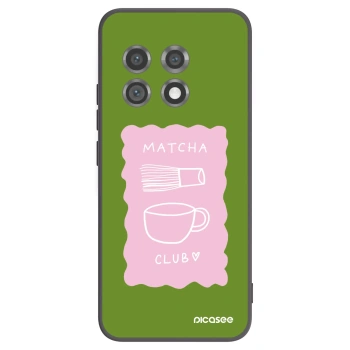 Picasee silikonový černý obal pro OnePlus 11 5G - Matcha club