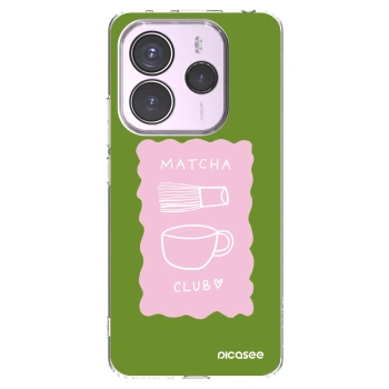 Picasee silikonový průhledný obal pro Xiaomi Redmi Note 14 5G - Matcha club