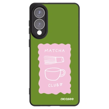 Picasee silikonový černý obal pro Samsung Galaxy S25 Edge 5G - Matcha club