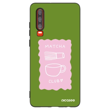 Picasee silikonový černý obal pro Huawei P30 - Matcha club