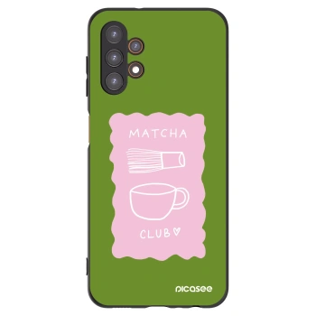 Picasee silikonový černý obal pro Samsung Galaxy A13 5G - Matcha club