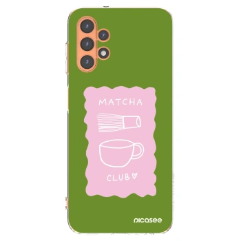 Picasee silikonový průhledný obal pro Samsung Galaxy A13 5G - Matcha club