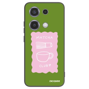 Picasee silikonový černý obal pro Xiaomi Redmi Note 14S - Matcha club