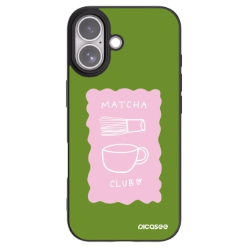 Picasee silikonový černý obal pro Apple iPhone 17 - Matcha club