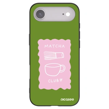 Picasee silikonový černý obal pro Apple iPhone Air - Matcha club