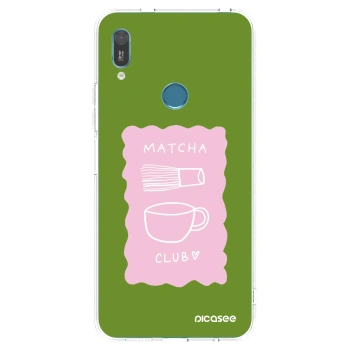 Picasee silikonový průhledný obal pro Huawei Y6 2019 - Matcha club