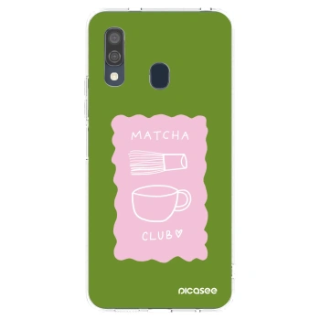 Picasee silikonový průhledný obal pro Samsung Galaxy A40 A405F - Matcha club