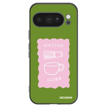 Picasee silikonový černý obal pro Google Pixel 10 Pro - Matcha club