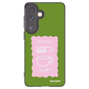 Picasee silikonový černý obal pro Samsung Galaxy S26+ - Matcha club