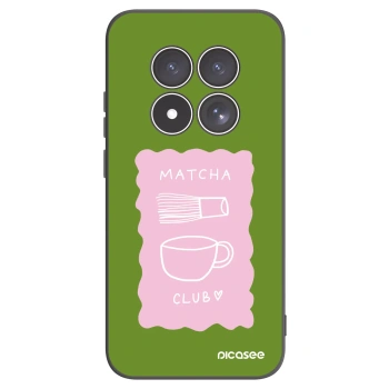 Picasee silikonový černý obal pro Xiaomi Redmi Note 15 Pro 5G - Matcha club