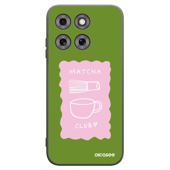 Picasee silikonový černý obal pro Motorola Moto G77 - Matcha club