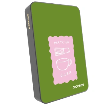 Picasee Powerbanka s MagSafe 10 000 mAh Šedá - Matcha club