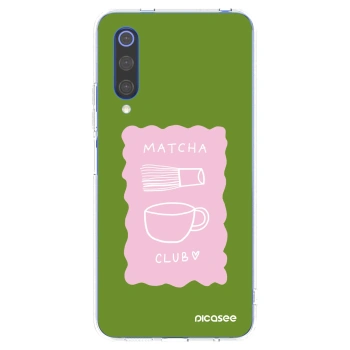 Picasee silikonový průhledný obal pro Xiaomi Mi 9 SE - Matcha club