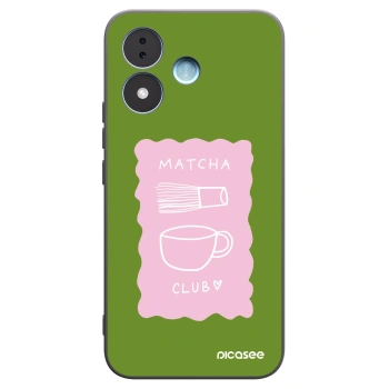 Picasee silikonový černý obal pro Xiaomi Redmi Note 17 5G - Matcha club