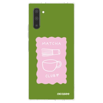 Picasee silikonový průhledný obal pro Samsung Galaxy Note 10 N970F - Matcha club