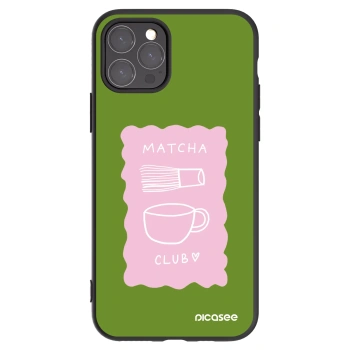Picasee silikonový černý obal pro Apple iPhone 11 Pro - Matcha club