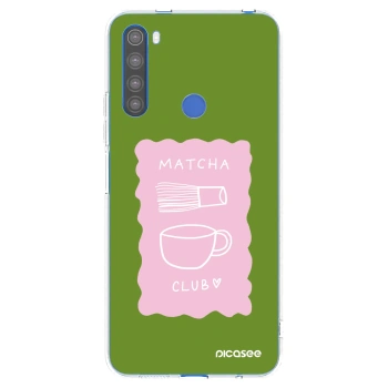Picasee silikonový průhledný obal pro Xiaomi Redmi Note 8T - Matcha club