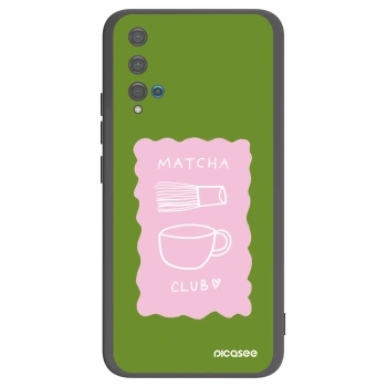 Picasee silikonový černý obal pro Huawei Nova 5T - Matcha club