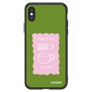 Picasee ULTIMATE CASE pro Apple iPhone X/XS - Matcha club
