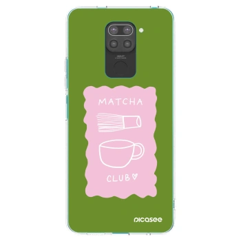 Picasee silikonový černý obal pro Xiaomi Redmi Note 9 - Matcha club