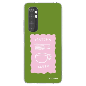 Picasee silikonový průhledný obal pro Xiaomi Mi Note 10 Lite - Matcha club