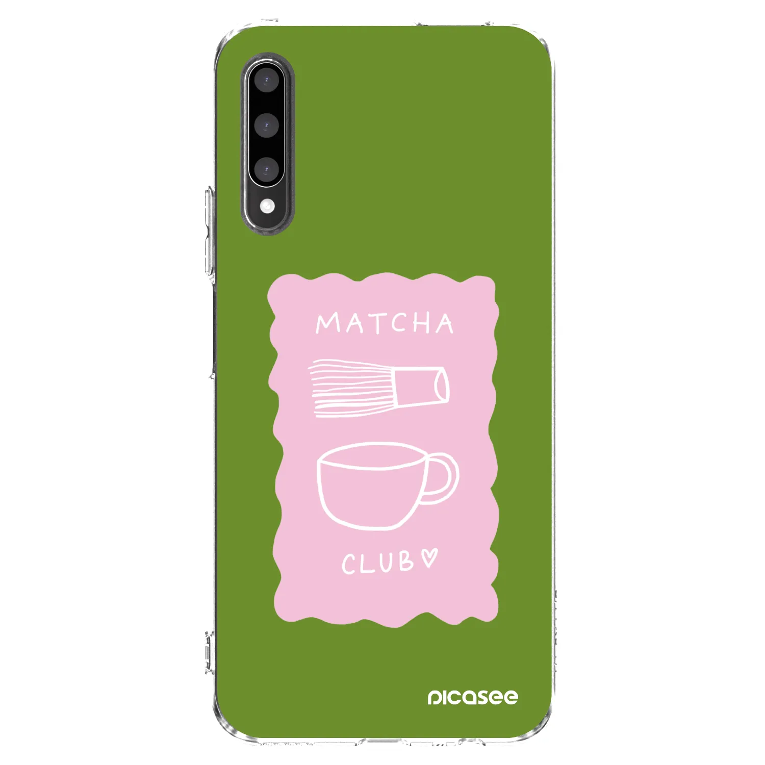 Picasee silikonový průhledný obal pro Honor 9X Pro - Matcha club