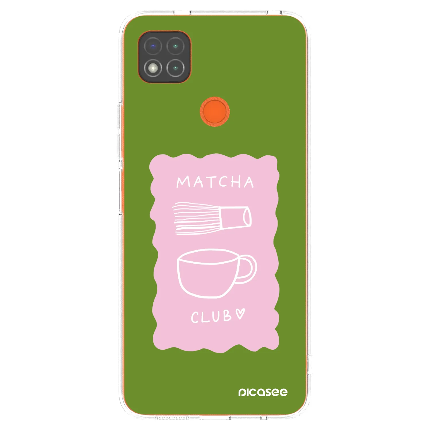 Picasee silikonový průhledný obal pro Xiaomi Redmi 9C - Matcha club