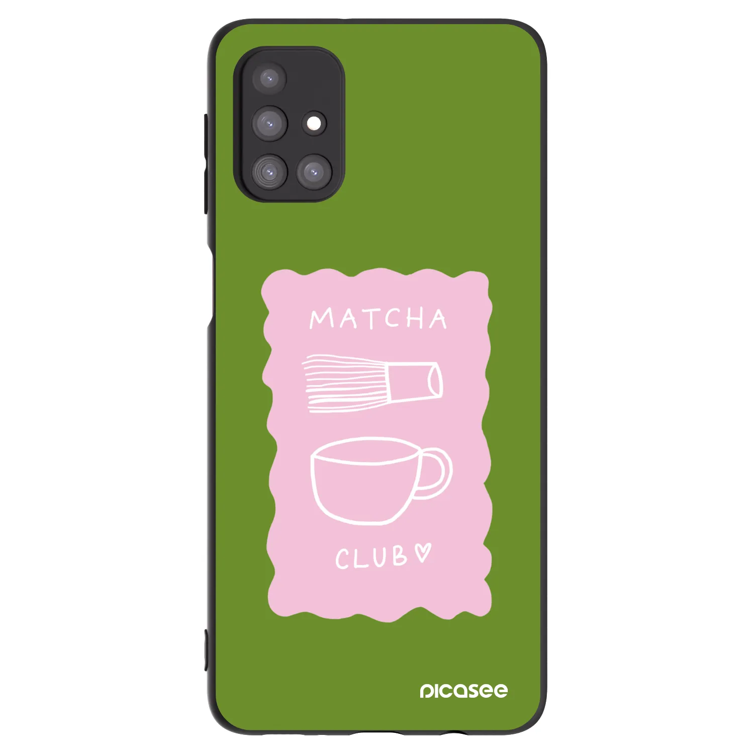 Picasee silikonový černý obal pro Samsung Galaxy M31s - Matcha club