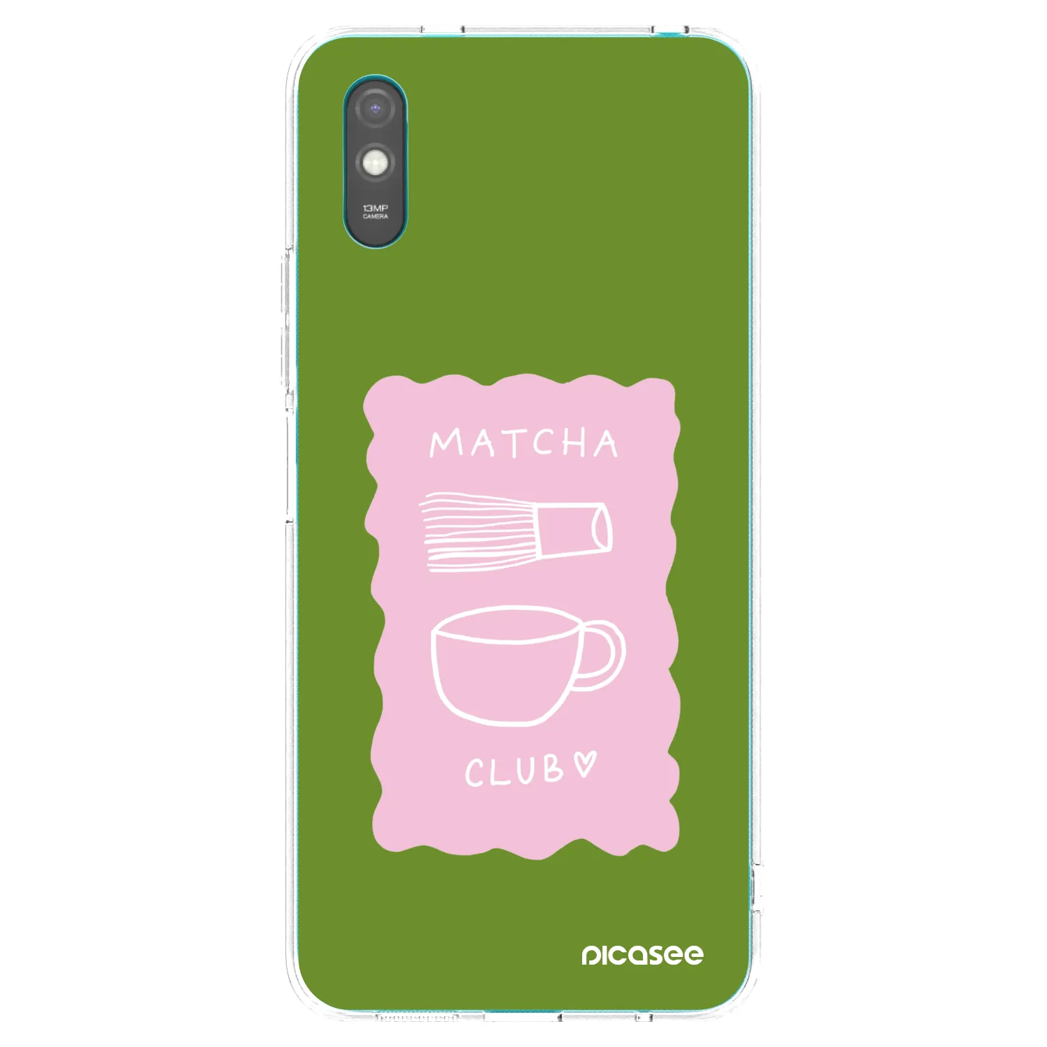 Picasee silikonový průhledný obal pro Xiaomi Redmi 9A - Matcha club