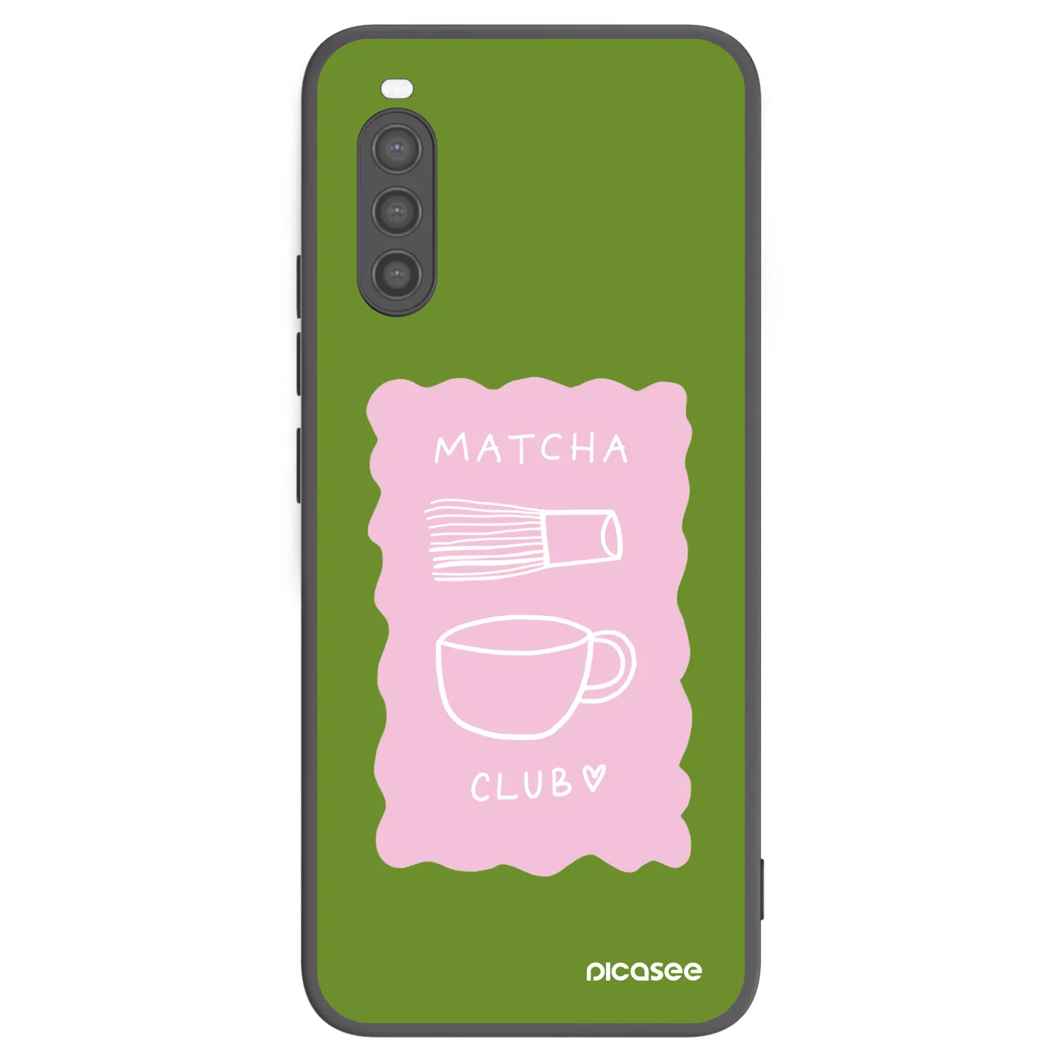 Picasee silikonový černý obal pro Sony Xperia 10 II - Matcha club